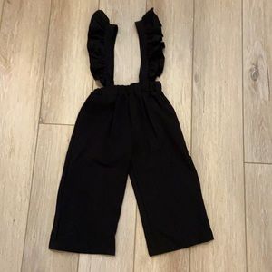 Bailey’s Blossoms Ruffle Suspenders Pants